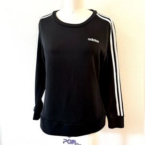 Adidas 3 Stripe Climalite Sweatshirt